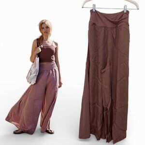 Free People Effortless Easy Pants NWT Wide Leg Boho Fireside Mauve Small